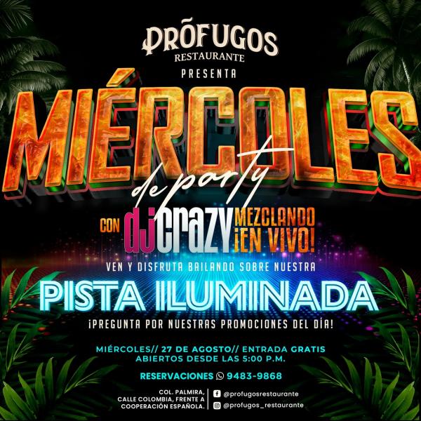 Show de DJ Crazy mezclando en vivo