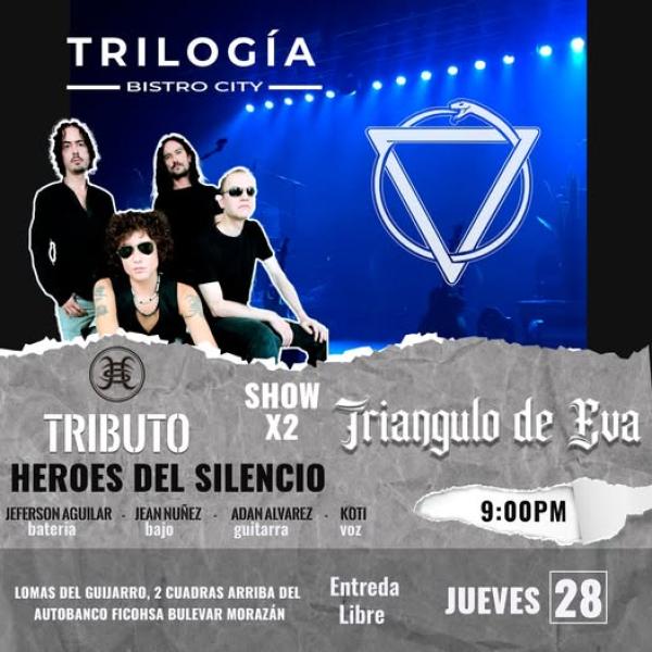 Triángulo de Eva y el especial Tributo a Héroes del Silencio