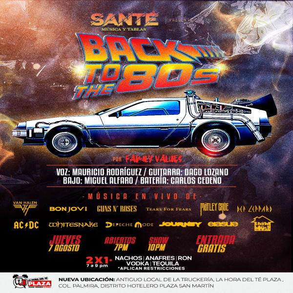 Back to the 80's el viaje definitivo a la década más salvaje del Rock & Pop