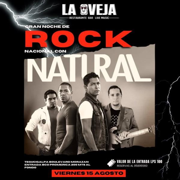 Sábado de Rock con el Grupo Natural 