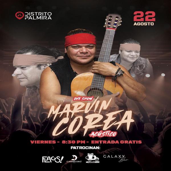 Noche mágica con el show acústico de Marvin Corea