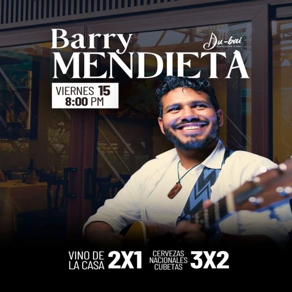 Barry Mendieta en vivo 