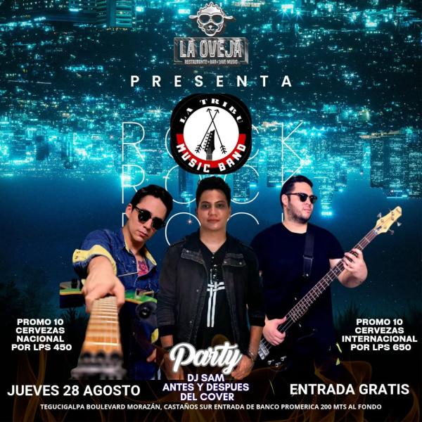 La Tribu Music Band llega con toda la energía para hacerte vibrar con lo mejor del rock en vivo 
