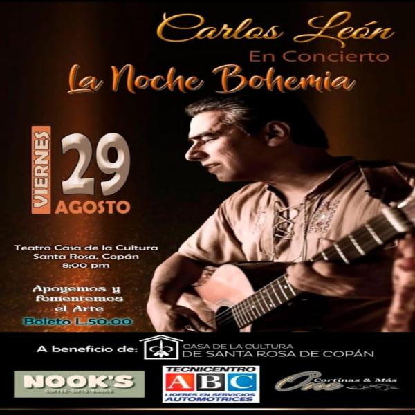 Carlos León en concierto: La Noche Bohemia  
