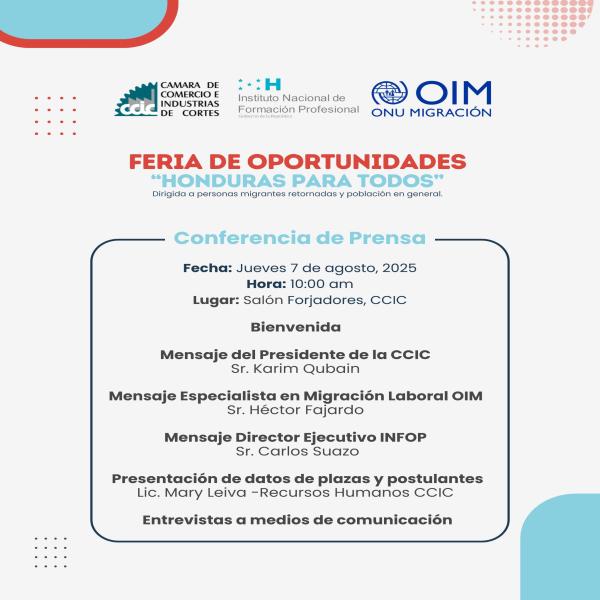 Gran Feria de Oportunidades Honduras para todos