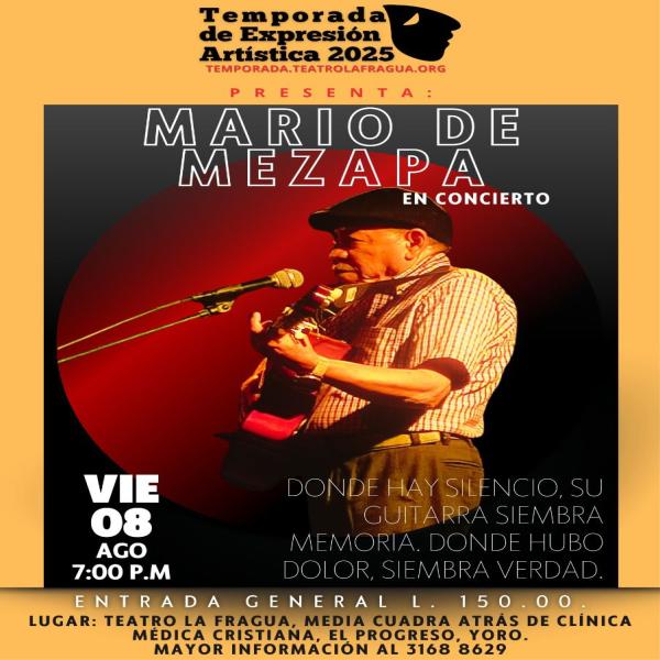 Mario de Mezapa en concierto 