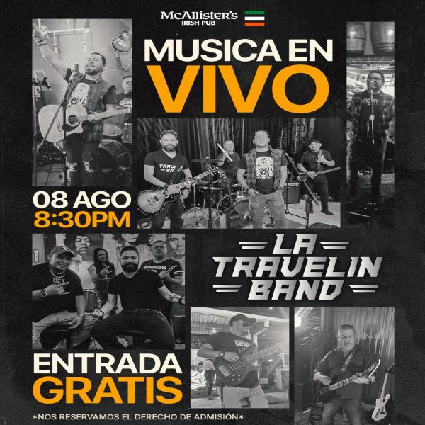 Música en vivo con La Trávelin Band 