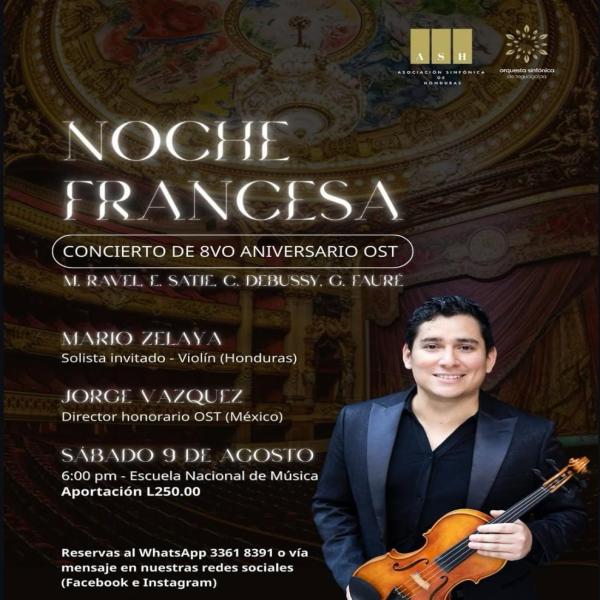 Noche Francesa con Mario Zelaya