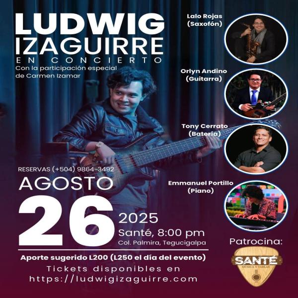 Ludwig Izaguirre en Concierto 