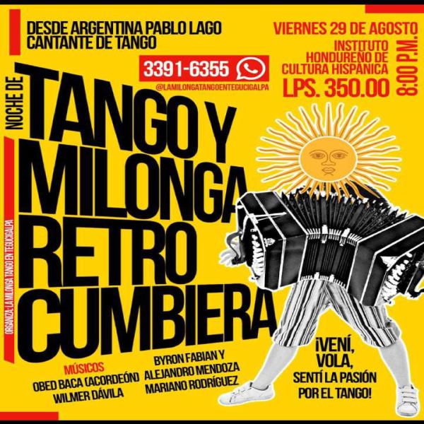 Noche de tango y Milonga Retro Cumbiera 