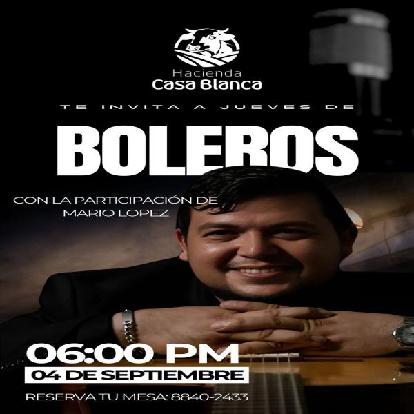 Noche de Boleros con Mario López 
