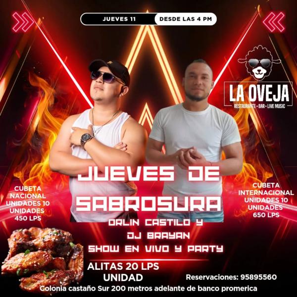 Jueves de Sabrosura con DJ Brian y Orlyn Castillo 
