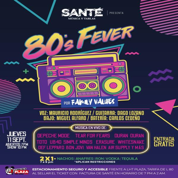 80's Fever: Un show que revive la mágica década 