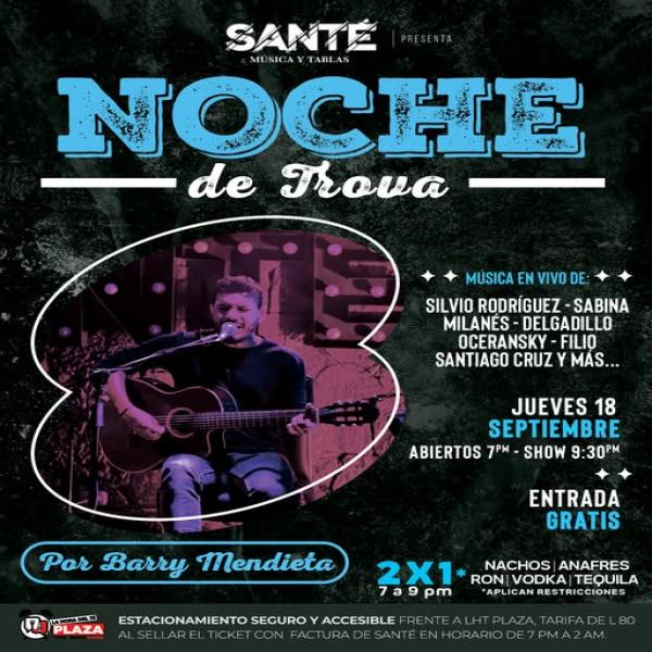 Noche de Trova con Barry Mendieta 