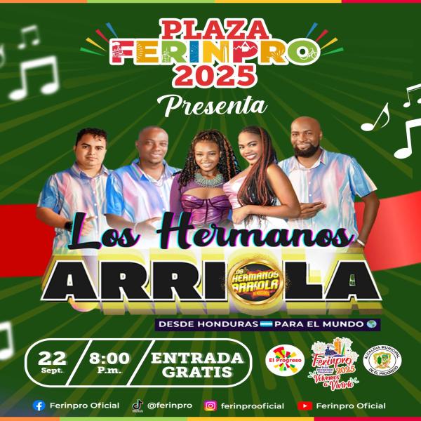 Los Hermanos Arriola en Plaza FERINPRO 2025