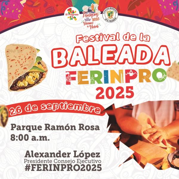 Festival de la Baleada en FERINPRO 2025 