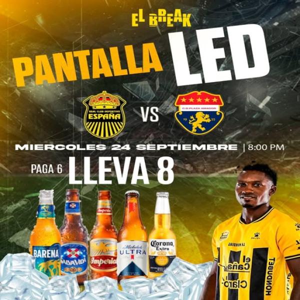 Estadio Virtual: Real España vs Plaza Amador 