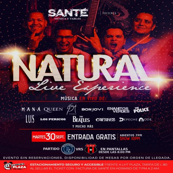 Semana Morazánica con el energético show de la Banda Natural