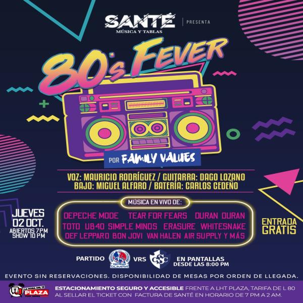 80's Fever: Un show que revive la mágica década
