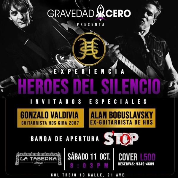 Experiencia: Héroes del Silencio 