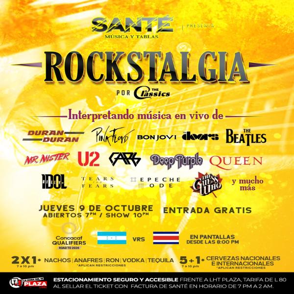 Rockstalgia un especial para revivir grandes clásicos del rock en inglés 