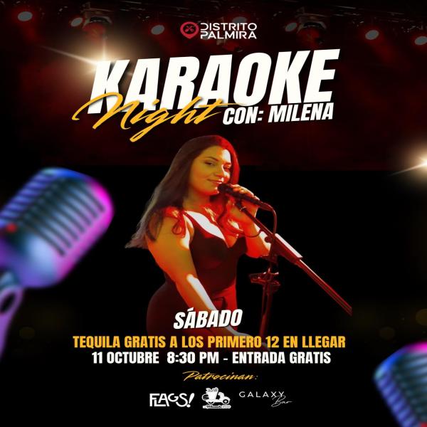  Karaoke Night con Milena