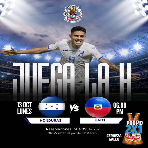 Vive la emoción de las eliminatorias Honduras Vrs Haiti