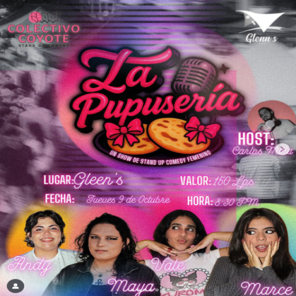 Show de Stand Up femenino: La pupusería 