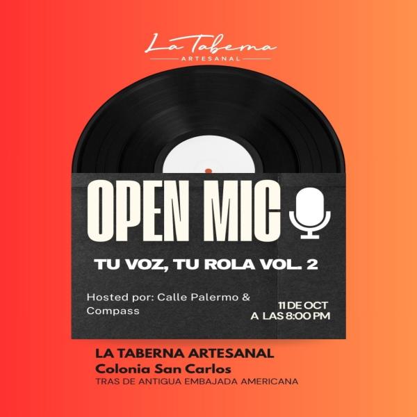 Open Mic: Tu voz, tu rola – Vol. 2