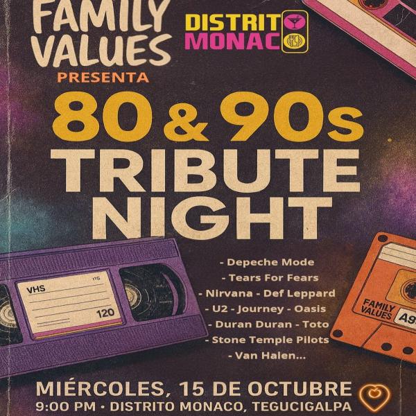 Tribute Night: 80 & 90´s 