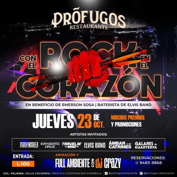 Noche de Rock con el corazón 