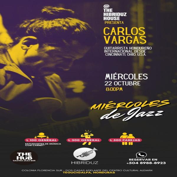 Presentación de Carlos Vargas-Ortiz, guitarrista, maestro y artista de grabación