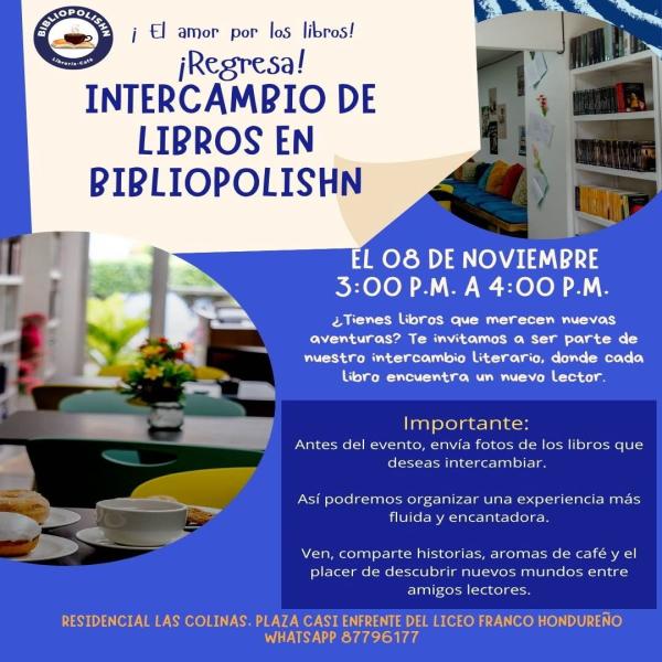 Intercambio de libros en Bibliópolis 