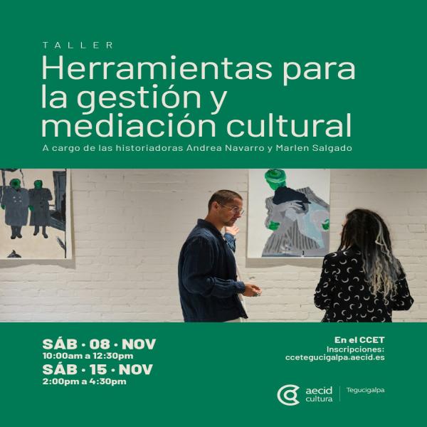 Taller: Herramientas para la gestión y mediación cultural 