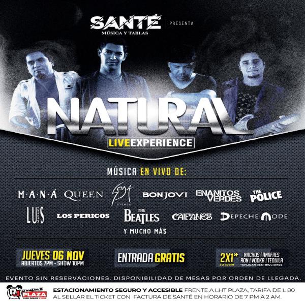 Espectacular show con el Grupo Natural