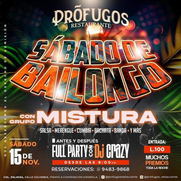 Sábado de bailongo con el Grupo Mistura 