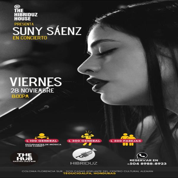 Suny Sáenz en concierto 
