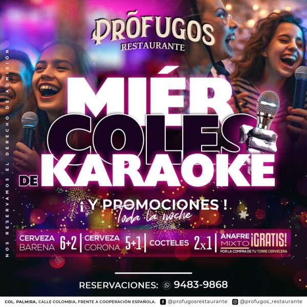 Miércoles de Karaoke 