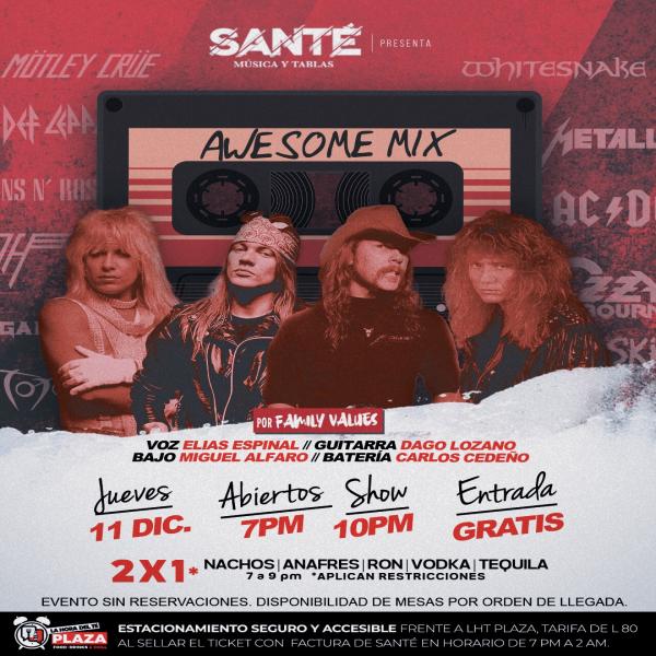 AWESOME MIX: Cuando el rock era una fiesta sin disculpas 