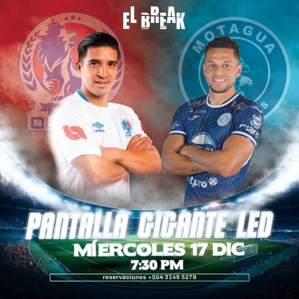 Estadio virtual: Olimpia vs Motagua 