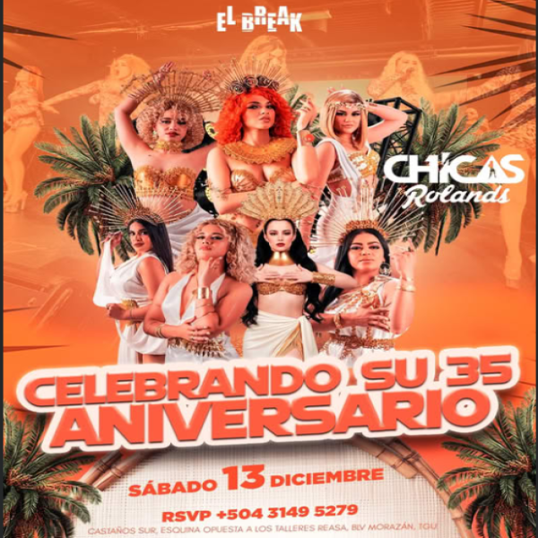 Gran fiesta de 35 aniversario de Las Chicas Rolands 