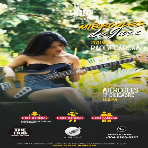 Miércoles de Jazz con Paola Cárcamo 