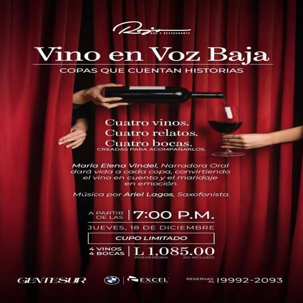 Vino en Voz Baja: Copas que cuentan historias 