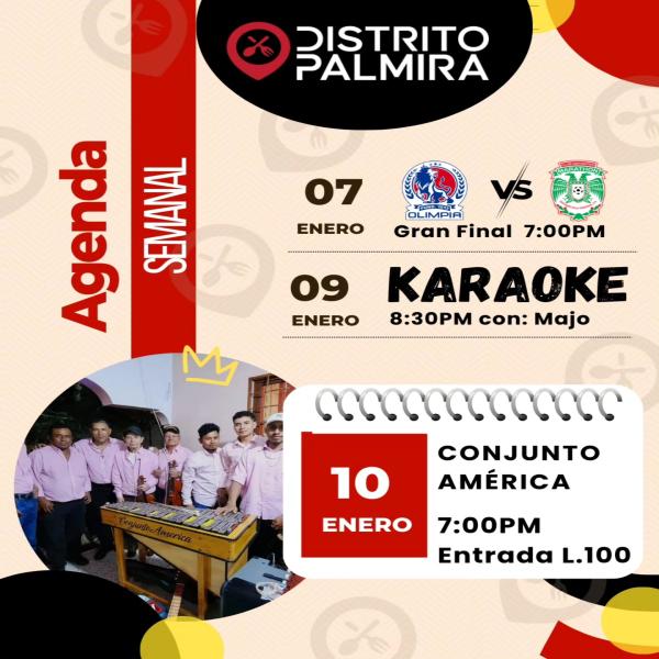 Agenda Semanal: Distrito Palmira 