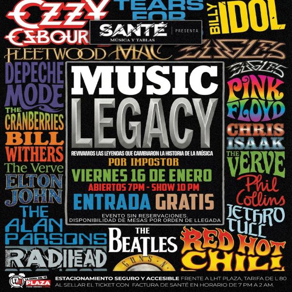 Music Legacy: Revivamos las leyendas que cambiaron la historia de la música 