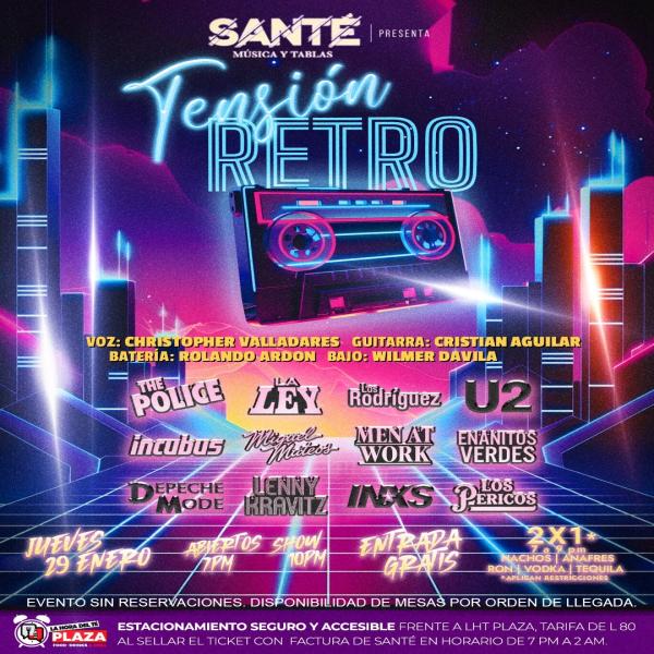 Volvamos a vivir la época dorada del rock y el pop con Tensión Retro