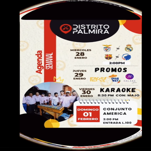 Agenda Semanal Distrito Palmira 