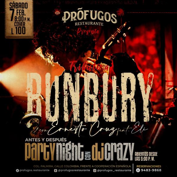 El mejor tributo a Bunbury y Héroes del Silencio, con Ernesto Cruz