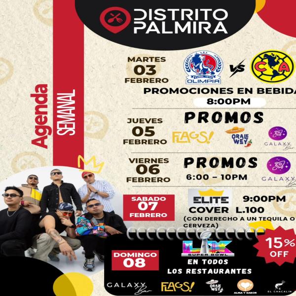 Agenda Semanal: Distrito Palmira 