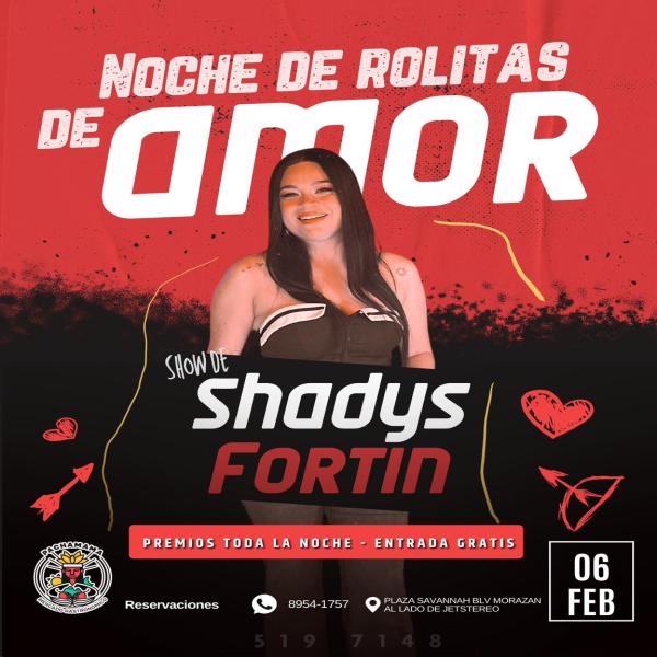 Noche de rolita de amor con Shadys Fortín